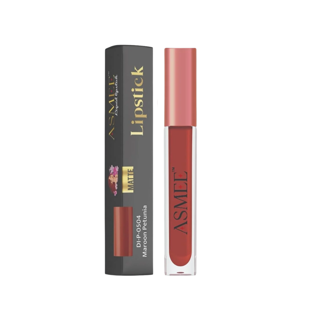 Liquid Matte Lipstick -  Maroon Petunia