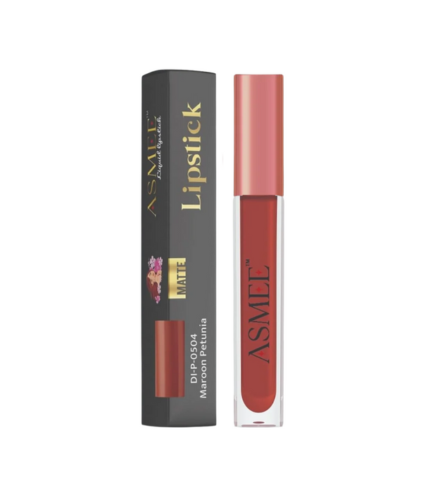 Liquid Matte Lipstick -  Maroon Petunia