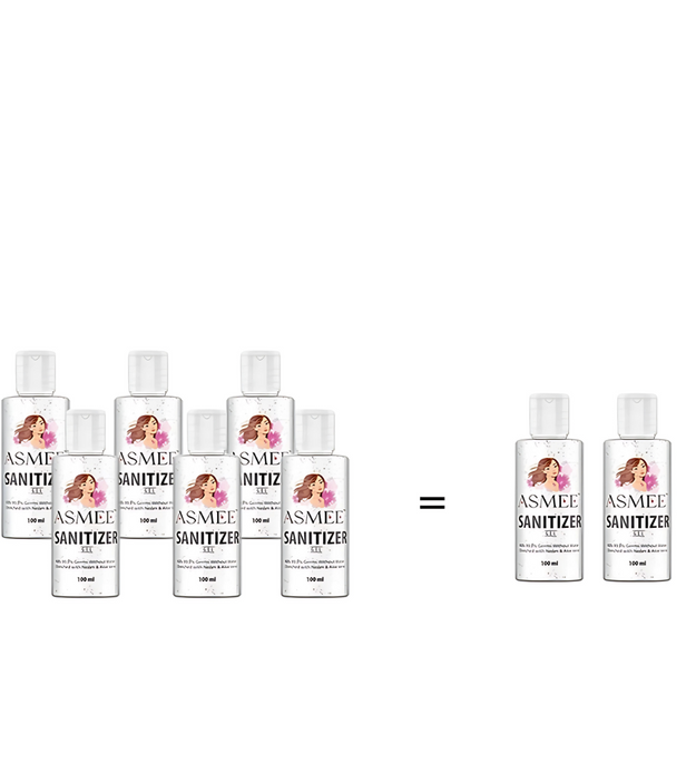 Buy 6 Sanitizer Get 2 Sanitizer Free(200 ML)