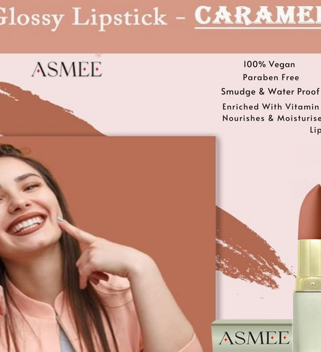 Liquid Matte Lipstick Tulip and Glossy Lipstick Caramel Combo